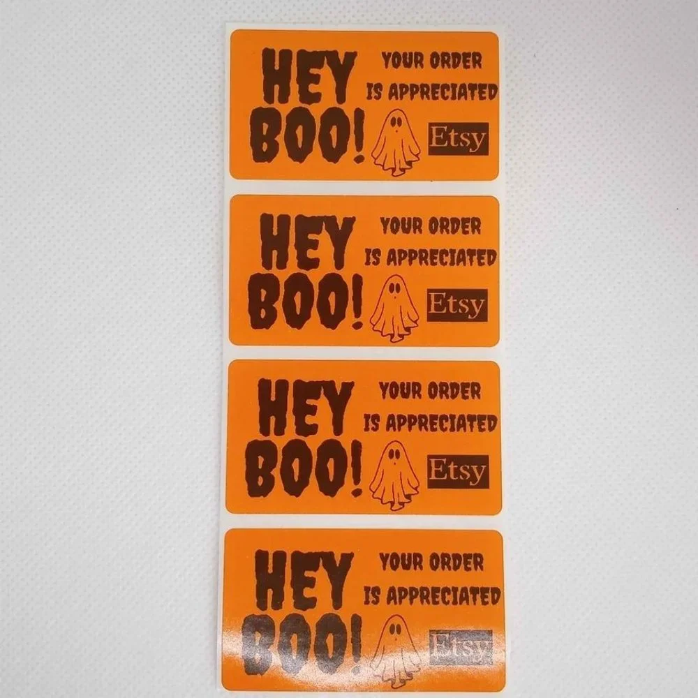 💙100 Etsy- Shipping Labels Thermal Packaging Stickers 2.25